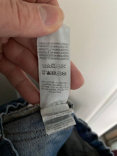 Blue girl's jeans short 98 Primark