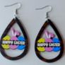 Hollow Out Waterdrop Easter Bunnies Earrings Image 3