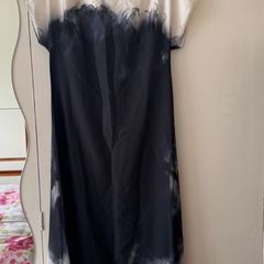 Satin dress, size 10