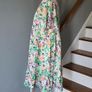 Shein green & orange floral dress, Size 2XL / UK20 Image 3