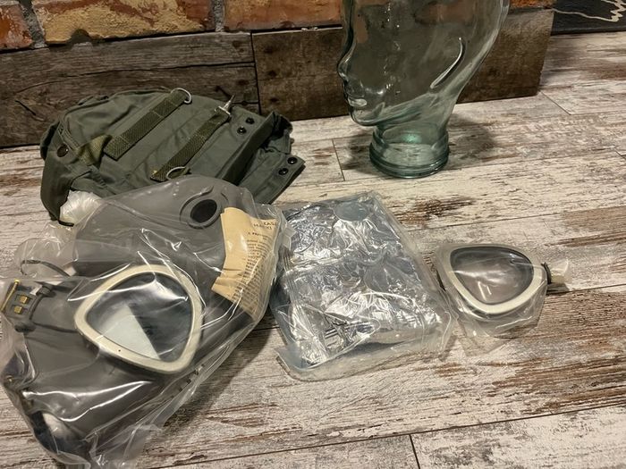 vintage gas mask
