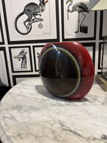 glazed vase