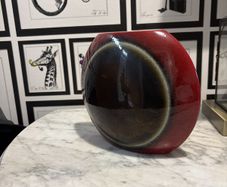 glazed vase