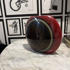 glazed vase