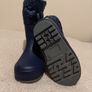 Navy Fur Lined Wellies, New With Tags Image 8