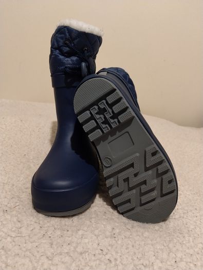 Navy Fur Lined Wellies, New With Tags