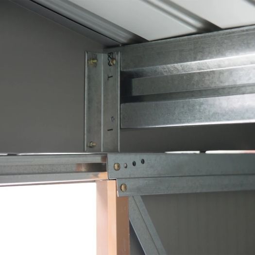185H x 213L x 130Wcm Lockable Garden Shed Large Patio Roofed Tool Metal Storage Building Foundation Sheds Box Outdoor Furniture (FREE POSTAGE)