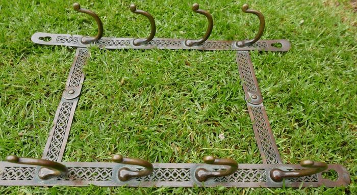 Antique Decorative Brass Wall Hooks Hook-Handcrafted Unlacquered Brass Hooks