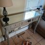 Glass mirror console table Image 2