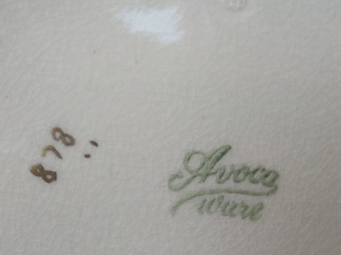 Amazing and Rare Arklow Pottery-Avoca Ware in Pattern Number 878, From the Very Early Days of Arklow Potterys Production, Circa 1936, Mixed Used Condition, Display Only