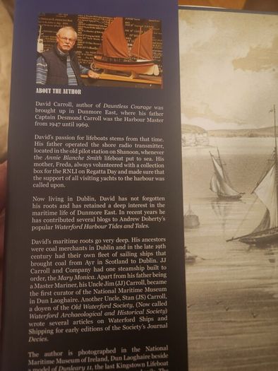 Dunmore East  Community Dauntless Courage By David Carroll. First Edition Hardback With Dustjacket In Very Good Condition.