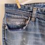 Vintage Dolce and Gabbana distressed denim cotton jeans 34 inch waist and 30 inch leg see last two photos for exact measurements also see photos for one metal fastener missing FREE STANDARD POSTAGE INCLUDED Image 3
