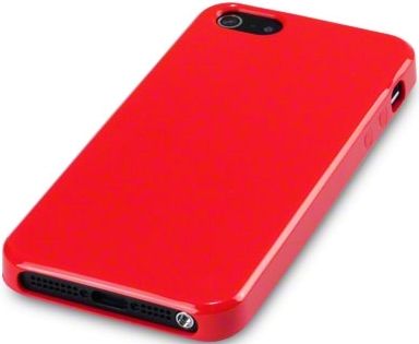 New Iphone 5 Terrapin Gel Case Cover Solid Hot Pink / Purple / Red With Free Screen Protector