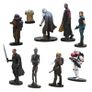 Disney Star Wars: DELUXE FIGURINE PLAYSET :The Mandalorian Play Set of 9 Image 3