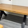 Ex Display 200cm Heavy Oak Dining Table Image 5