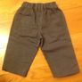 Bebe Grey Linen Trousers Age 12 months Image 2