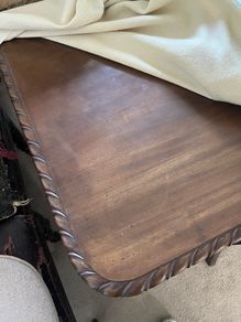 antique table and chairs