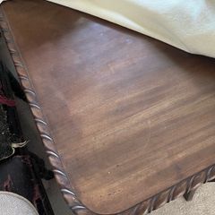 antique table and chairs