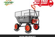 Garden Dump Cart 362kg with Fence