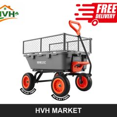 Garden Dump Cart 362kg with Fence