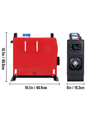5KW Diesel Air Heater 12V All in One with LCD Switch & Remote Control Muffler Parking Suitable for Truck Boat Car Trailer