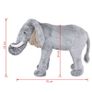 Standing Plush Toy Elephant Grey XXL Image 4