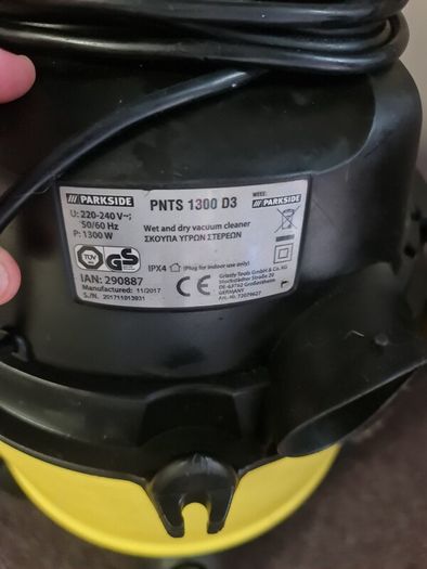 Parkside wet and dry vac