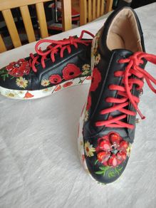 Retro Flower Sneakers