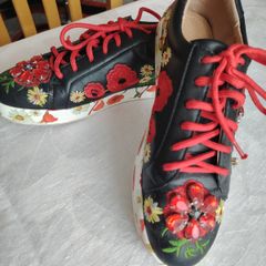 Retro Flower Sneakers