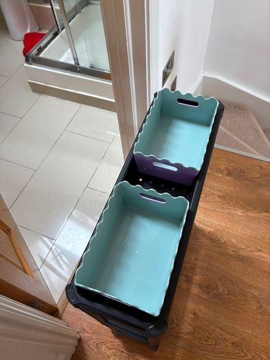 IKEA 3Tier Storage Trolley & 2 Storage Boxes