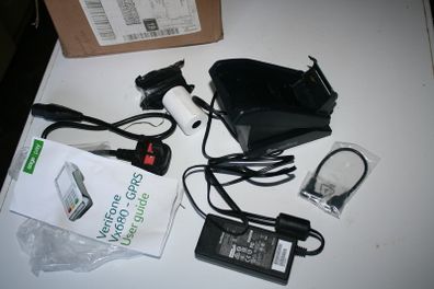 Card Machine Base unit and Power Supply (for use with Verifone card machine)