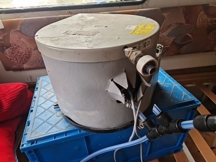 Truma 10L caravan water heater with pump