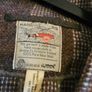 Avoca Ireland Brown Tweed Vintage Poncho Stripe Cape Pure Wool Neck Tie Image 3