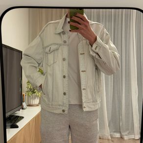Pull and Bear light blue denim jacket in size S