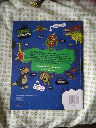 2000 Sticker Dino - Supersaurus Book