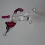 Glass dog ornament. Handblown glass figurine,Home decor,Gift Image 4