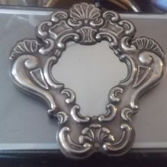 a sterling silver  mirror