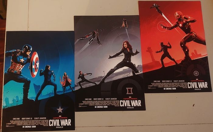 Captain America: Civil War IMAX Connecting Posters