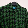 Marks & Spencer Black Green Geometric Textured Wool Blend Short Jacket Petite 10UK/38EU Image 4