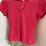 Lacoste ladies pink polo Size 38 Image 2