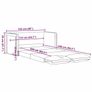 Folding Sofa Bed Dark Grey 122 x 70 x 60 cm Velvet Image 8