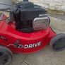 Almost new MORRISON self drive mulching lawnmower with Briggs and Stratton engine 500 E series, 140 cc. 20 inch, which starts first pull. Image 4