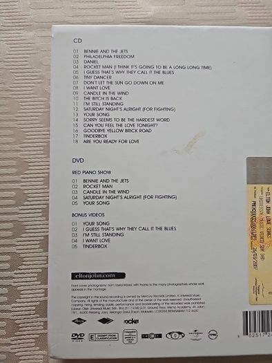 Elton John CD + DVD  - The Definitive Hits