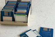 Box 6 with old Amiga discs