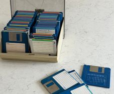 Box 6 with old Amiga discs