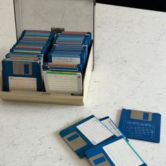 Box 6 with old Amiga discs