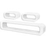 Wall Cube Shelves 6 pcs White Image 2