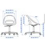 Office chair white Image 4