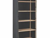 Wardrobe Grey 79x40x170 cm Fabric