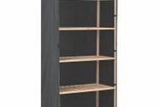 Wardrobe Grey 79x40x170 cm Fabric